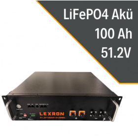 Lexron 100Ah 51.2V PREMIUM SERIES Lityum Akü